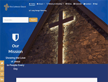 Tablet Screenshot of firstlutheranbozeman.com
